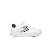 Geox Basket fille J MIKIROSHI Girl A Blanc/Argent