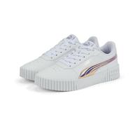 Baskets fille Puma Carina 2.0 Holo - blanc/argent 38