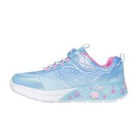 Skechers Chaussures fille Mermaid Dreams – Maille bleue pailletée, multi-trim – 33,5 EU