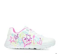 Baskets fille - SKECHERS - Uno Lite - Blanc - Compensé - Lacets 33