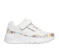 Baskets fille Skechers Uno Lite Heart Craze Blanc 34
