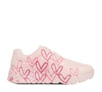 Baskets fille - Skechers Uno Lite - Rose - Lacets - Semelle Air-Cooled Memory Foam 32