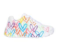 Chaussures Skechers JGoldcrown : Uno Lite - Spread the Love blanc multicolore fille - 27