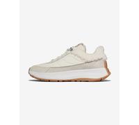 Baskets FitFlop F-Mode Flow Shearling-Mix blanc beige femme - 36