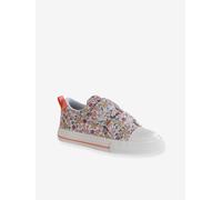 Baskets fleuries scratchées enfant collection maternelle rose imprimé 26