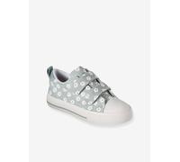 Baskets fleuries scratchées enfant collection maternelle vert imprimé 27