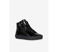 Geox Fille J Kalispera Girl D Sneakers, Black, 35 EU