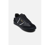 Baskets basses hommes Fred Perry B4 EMBOSSED LEATHER - SUEDE Bleu 42