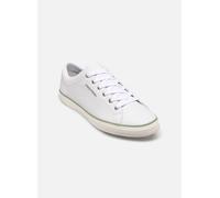 Baskets Fred Perry Baseline Textured Leather pour Homme 41 Blanc
