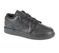 Baskets garçon - JORDAN - Air Jordan 1 Low GS 553560-093 - Noir - Cuir - Lacets 36 1/2