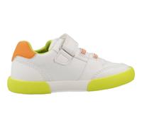 Geox - Baskets garçon B GISLI Boy A - Blanc/Vert fluo