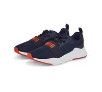 Baskets - Garçon - Puma - Wired Run - Bleu Marine et rouge 30
