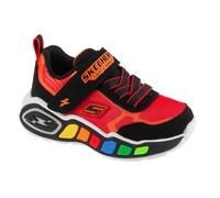 Baskets garçon - SKECHERS - Play Scene 407606N-BKRD - Noir - Fermeture scratch - Tige textile 24