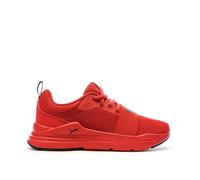 PUMA Mixte Enfant Wired Run Jr Flat-sheets, High Risk Red Puma Black, 38 EU