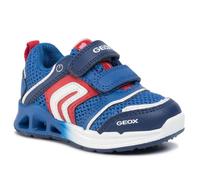 Geox B Dakin B.A - Chaussure garçon bleu, tige textile, lacets, talon plat 20