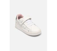 Geox Baskets bébé fille Eclyper Girl Blanc/Argent Taille 24 EU