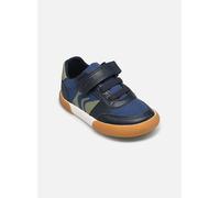 Geox B GISLI Boy A Baskets pour bébé garçon Bleu Marine/Olive Taille 24 EU