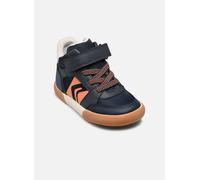 Geox Bébé garçon B Gisli Boy Basket, Bleu Marine DK Orange, 22 EU