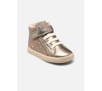 Baskets Geox B MIRROLESS GIRL A pour Enfant 23 Or et bronze