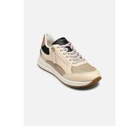Geox Baskets D Bulmya B pour Femme, Papyrus/Noir, Taille 39 EU