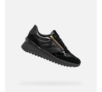 Geox Women's D Desya a Sneaker, Noir A, 38 EU