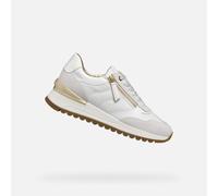 Geox Women's D Desya a Sneaker, White Off White a, 39 EU
