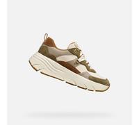 Geox Femme D Diamanta Basket, Beige, 37 EU