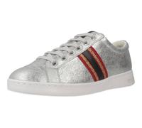 Basket Geox D JAYSEN A - GEOX - Version basse - Rond - À lacets - Cuir/Textile - Gris - Femme - Plat