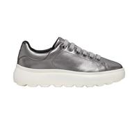 Baskets - GEOX - D SPHERICA EC4.1 - Talon plat - Cuir - Argent