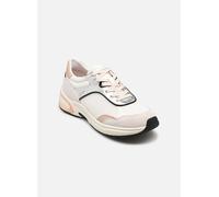 Geox Femme D Zarvia A Basket, Blanc/Argent, 38 EU