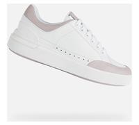 Geox Femme D Dalyla A Sneakers, White/Lt Rose, 37 EU