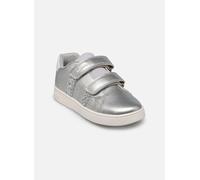 Baskets Geox J Eclyper Girl A pour Enfant 30 Argent
