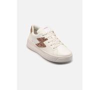 Geox J Mikiroshi Girl A Basket, Blanc/Or rosé, 31 EU