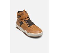 Baskets montantes enfant garcons Geox J PERTH BOY Marron 33
