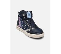 Baskets Geox J Skylin Girl Lights Disney pour Enfant 35 Bleu