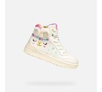 Baskets Geox J Washiba Girl E Pour Enfant - 29 Blanc
