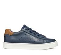 Baskets - GEOX - J45ECA 0CL10 C0948 - Cuir - Bleu - Lacets 35