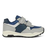 Geox Garçon J Pavel A Baskets Basses,Gris Bleu Marine,31 EU