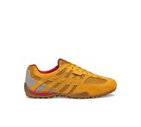Geox Baskets homme Snake Original safran, gris, rouge foncé Taille 47