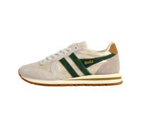 Baskets - GOLA - Daytona Doré - Talon Plat - Lacets - Couleur Blanc/Gold/Brown 41