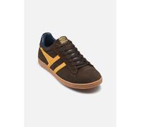 Gola - Baskets basses EQUIPE II Suède pour homme Marron (Dark Brown/Sun/Navy) Taille 43