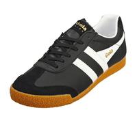 Gola Mixte Harrier Leather Baskets, Black/White/White, 41 EU
