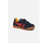 Baskets basses enfant garcons Gola HARRIER VELCRO Bleu 31