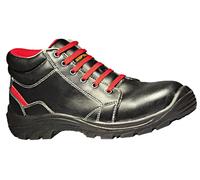 Baskets haute JANUS S3 SRC PU1D 0 % métal noir/rouge P43 - TEC SAFETY - CHA3A0909-43