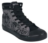 Baskets hautes de Metallica - EMP Signature Collection - EU37 à EU47 - pour Unisexe - gris/noir EU 44