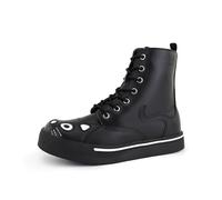 Baskets hautes Gothic de T.U.K - Kitty Sneaker Combat Boot - EU37 à EU42 - pour Femme - noir EU 40