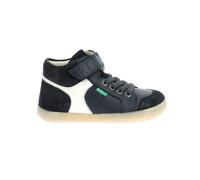 Baskets hautes - KICKERS - Kickbaryl - Marine - Cuir - Enfant Garçon 29