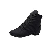 Baskets hautes pour fille - 35 - Chaussures de danse chaudes - Chaussures de danse - Ballet - Performance - Jazz - Chaussures de danse - Baskets pour enfants - 36, Noir , 32 EU