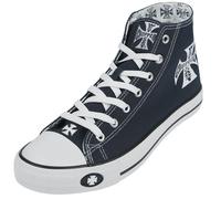 Baskets hautes Rockabilly de West Coast Choppers - Warrior - Baskets Montantes - EU40 à EU46 - pour Homme - marine EU 40