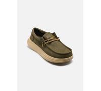 Baskets HEYDUDE Wally COMF Worn Twill pour Homme 44 Vert
